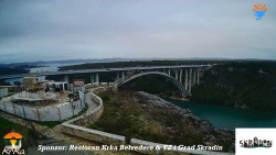 Skradin, řeka Krka, most A1