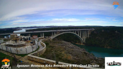 Skradin, řeka Krka, most A1