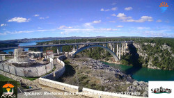 Skradin, řeka Krka, most A1