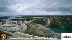 Skradin, řeka Krka, most A1