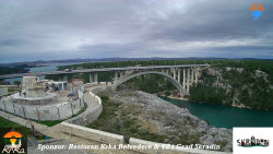 Skradin, řeka Krka, most A1