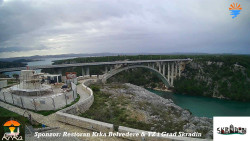 Skradin, řeka Krka, most A1