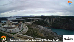 Skradin, řeka Krka, most A1