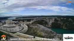 Skradin, řeka Krka, most A1