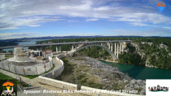 Skradin, řeka Krka, most A1