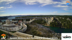 Skradin, řeka Krka, most A1