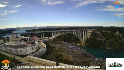Skradin, řeka Krka, most A1