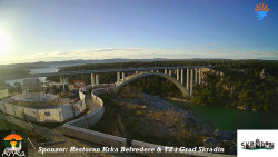Skradin, řeka Krka, most A1