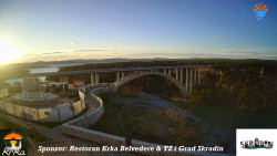 Skradin, řeka Krka, most A1