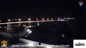 Městečko Skradin - Skradin, řeka Krka, most A1 - 16.2.2026 v 03:00 Městečko Skradin - Skradin, řeka Krka, most A1 - 16.2.2026 v 03:00