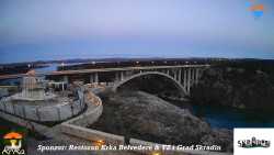 Skradin, řeka Krka, most A1