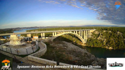 Skradin, řeka Krka, most A1