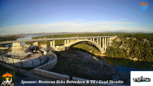 Městečko Skradin - Skradin, řeka Krka, most A1 - 16.2.2026 v 08:00 Městečko Skradin - Skradin, řeka Krka, most A1 - 16.2.2026 v 08:00