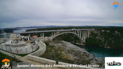Skradin, řeka Krka, most A1