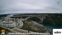 Skradin, řeka Krka, most A1