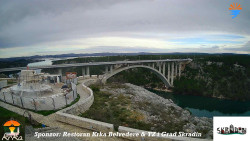 Skradin, řeka Krka, most A1