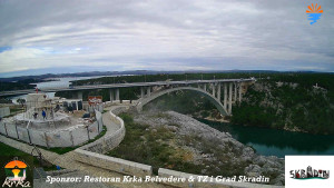 Městečko Skradin - Skradin, řeka Krka, most A1 - 16.2.2026 v 13:00 Městečko Skradin - Skradin, řeka Krka, most A1 - 16.2.2026 v 13:00