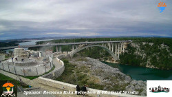 Skradin, řeka Krka, most A1