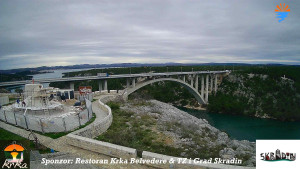 Městečko Skradin - Skradin, řeka Krka, most A1 - 16.2.2026 v 14:00 Městečko Skradin - Skradin, řeka Krka, most A1 - 16.2.2026 v 14:00