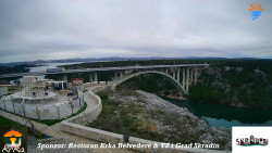 Skradin, řeka Krka, most A1