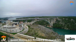 Skradin, řeka Krka, most A1