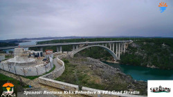 Skradin, řeka Krka, most A1