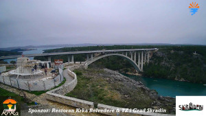 Městečko Skradin - Skradin, řeka Krka, most A1 - 16.2.2026 v 16:00 Městečko Skradin - Skradin, řeka Krka, most A1 - 16.2.2026 v 16:00