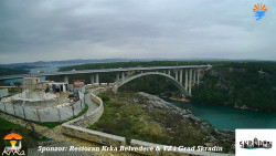Skradin, řeka Krka, most A1