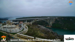 Skradin, řeka Krka, most A1