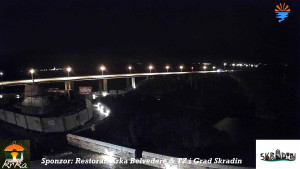 Městečko Skradin - Skradin, řeka Krka, most A1 - 16.2.2026 v 21:00 Městečko Skradin - Skradin, řeka Krka, most A1 - 16.2.2026 v 21:00