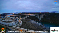 Skradin, řeka Krka, most A1