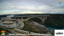 Skradin, řeka Krka, most A1