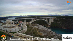Skradin, řeka Krka, most A1