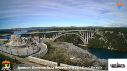 Skradin, řeka Krka, most A1