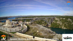 Skradin, řeka Krka, most A1