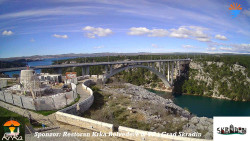 Skradin, řeka Krka, most A1