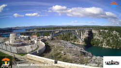 Skradin, řeka Krka, most A1