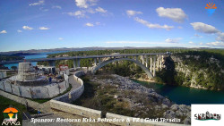 Skradin, řeka Krka, most A1