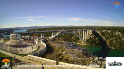 Skradin, řeka Krka, most A1