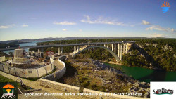 Skradin, řeka Krka, most A1