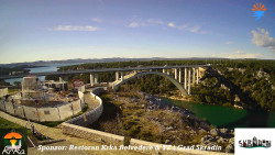 Skradin, řeka Krka, most A1