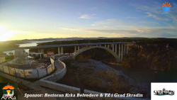 Skradin, řeka Krka, most A1