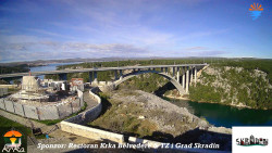 Skradin, řeka Krka, most A1