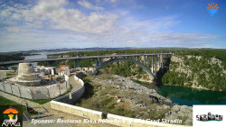 Skradin, řeka Krka, most A1