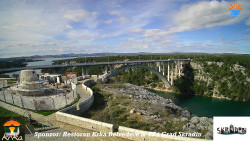 Skradin, řeka Krka, most A1