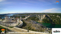 Skradin, řeka Krka, most A1