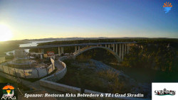 Skradin, řeka Krka, most A1