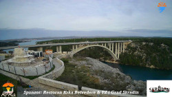 Skradin, řeka Krka, most A1