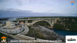 Skradin, řeka Krka, most A1