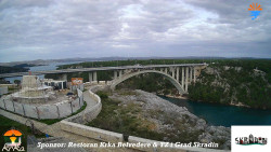 Skradin, řeka Krka, most A1